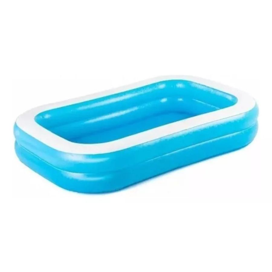 PISCINA INFLABLE CLICK VENTAS RECTANGULAR 200X140X40 CM VERANO NIÑOS - 3