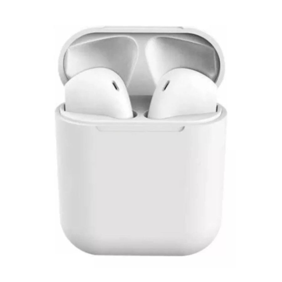 AUDÍFONOS INALÁMBRICOS WIRELESS 5.0 I12 TWS BLANCO BLUETOOTH - 1