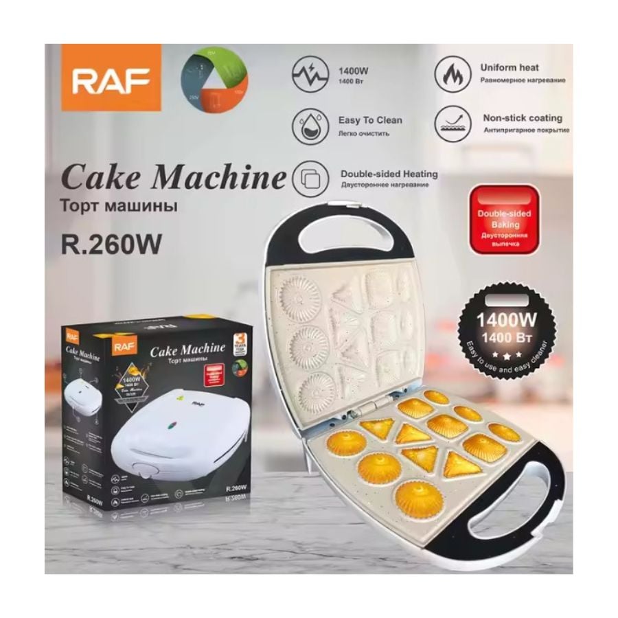 PLANCHA TOSTADOR GALLETAS PANQUEQUES WAFLLES ANTIADHERENTE - 4