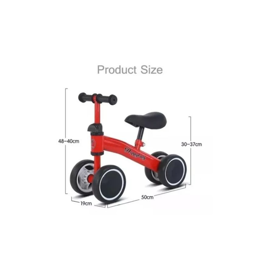 BICICLETA CLICK VENTAS MINI ANDADOR APRENDIZAJE EQUILIBRIO NIÑOS ROJO - 2