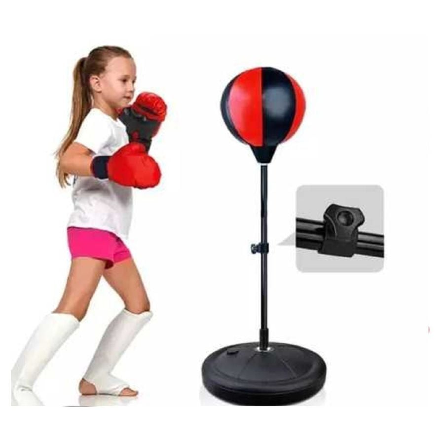 SET BOXING CLICK VENTAS NEGRO BOXEO GUANTES DE BOX PARA NIÑOS - 1