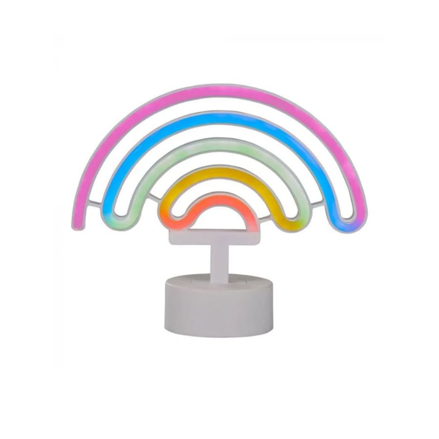 LAMPARA MESA LED TUNNEL LIGHT NEON ARCOIRIS - 1