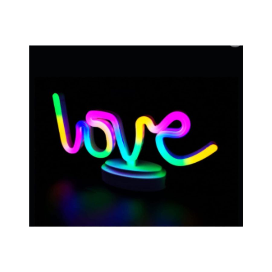 LAMPARA MESA LED TUNNEL LIGHT NEON LOVE - 2