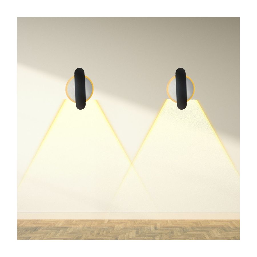 LÁMPARA LUCES APLIQUE PARED MINIMALISTA LED DECORACIÓN SALA - 2