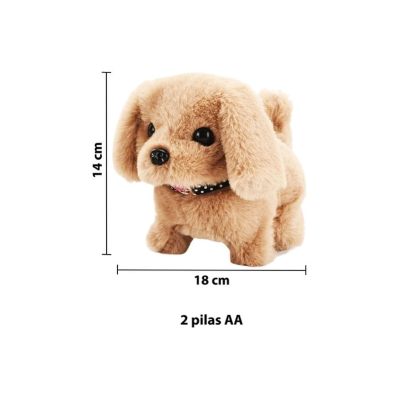 PELUCHE CLICK VENTAS PERRO LADRA CAMINA MOVIMIENTO MASCOTA JUGUETE - 2