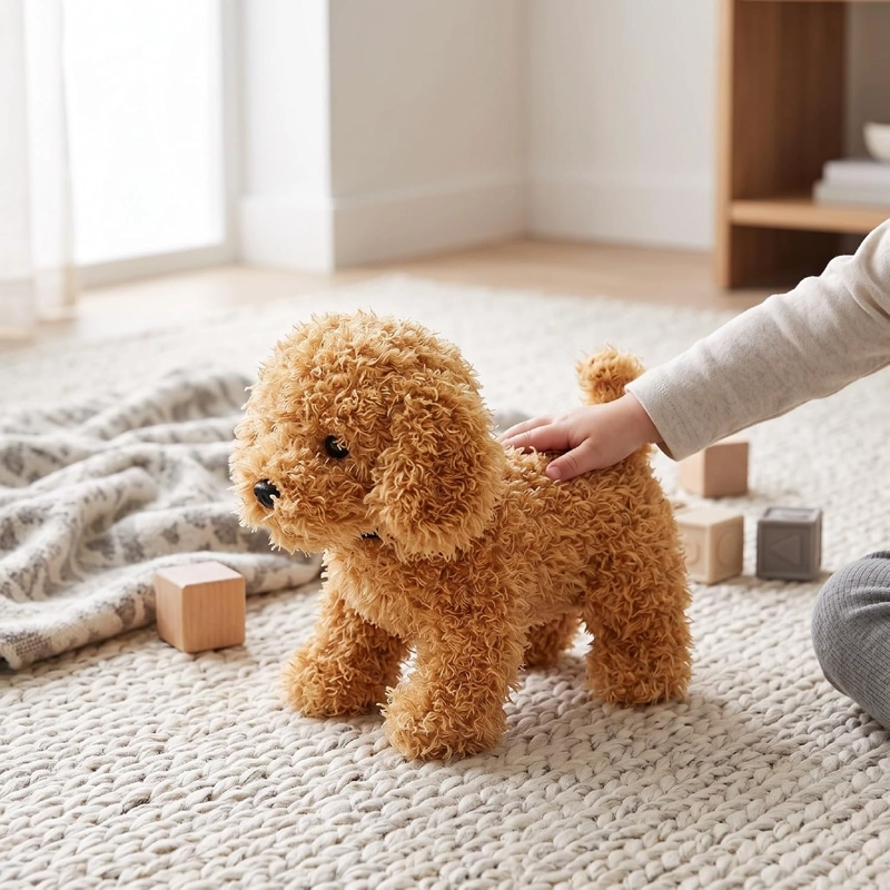 PELUCHE CLICK VENTAS PERRO LADRA CAMINA MOVIMIENTO MASCOTA JUGUETE - 4