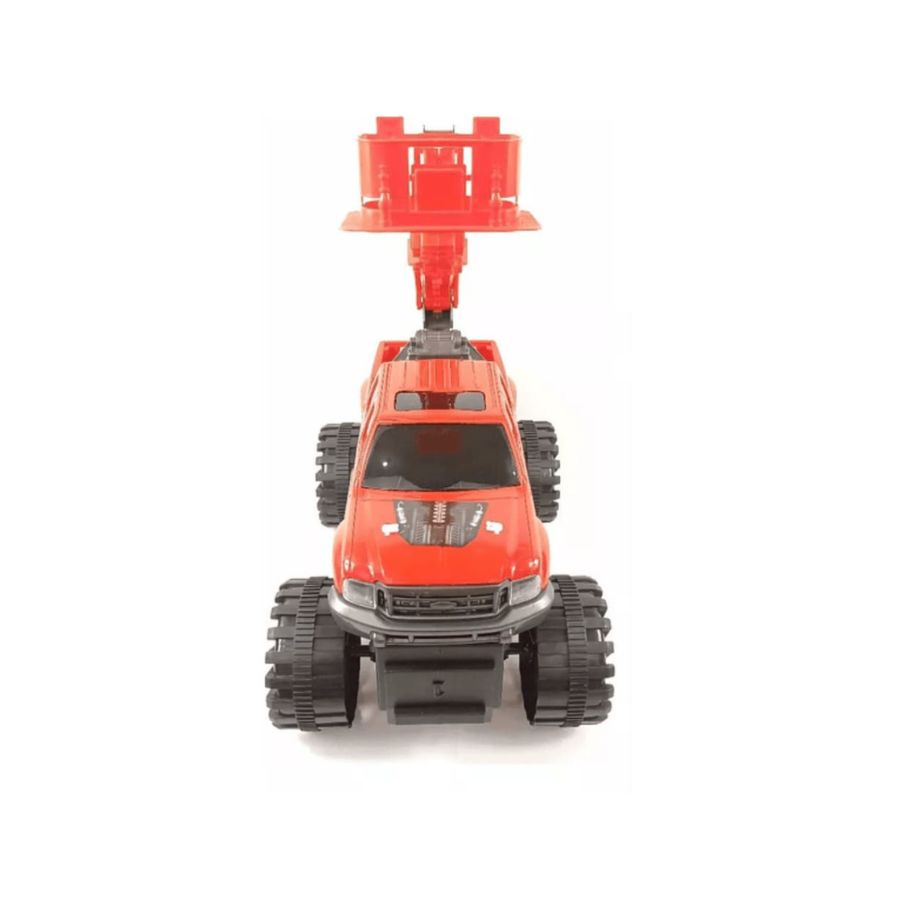 AUTO A FRICCIÓN CLICK VENTAS CAMIÓNETA CON ESCALADORA TELESCÓPICA JUGUETE - 1