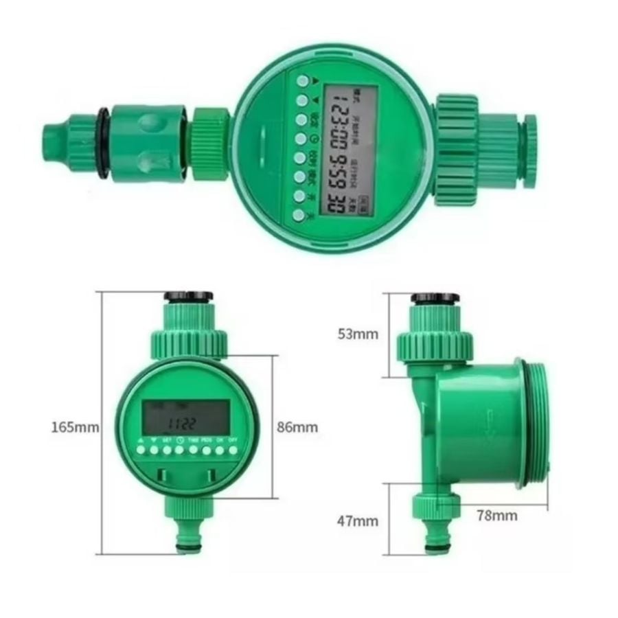 MANGUERA CLICK VENTAS SISTEMA RIEGO AUTOMATICO PROGRAMADOR DIGITAL VERDE - 3
