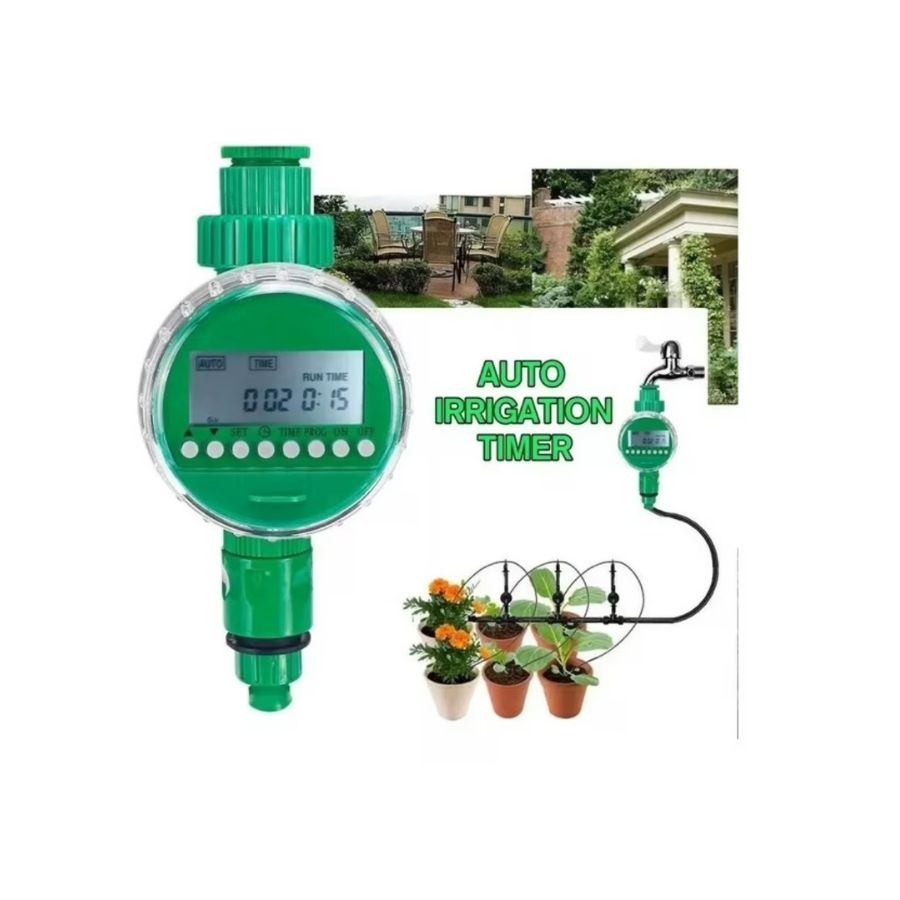 MANGUERA CLICK VENTAS SISTEMA RIEGO AUTOMATICO PROGRAMADOR DIGITAL VERDE - 4