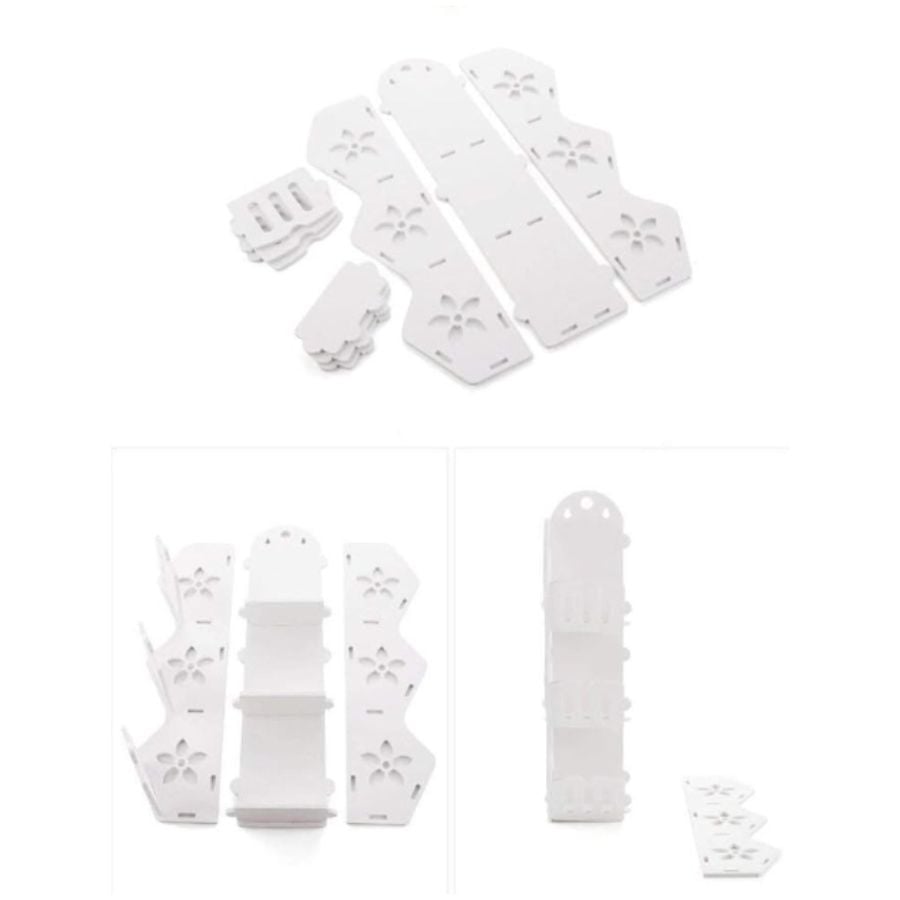 ESTANTE FLOTANTE 3 NIVELES PARED BAÑO DORMITORIO COCINA 45CM - 4