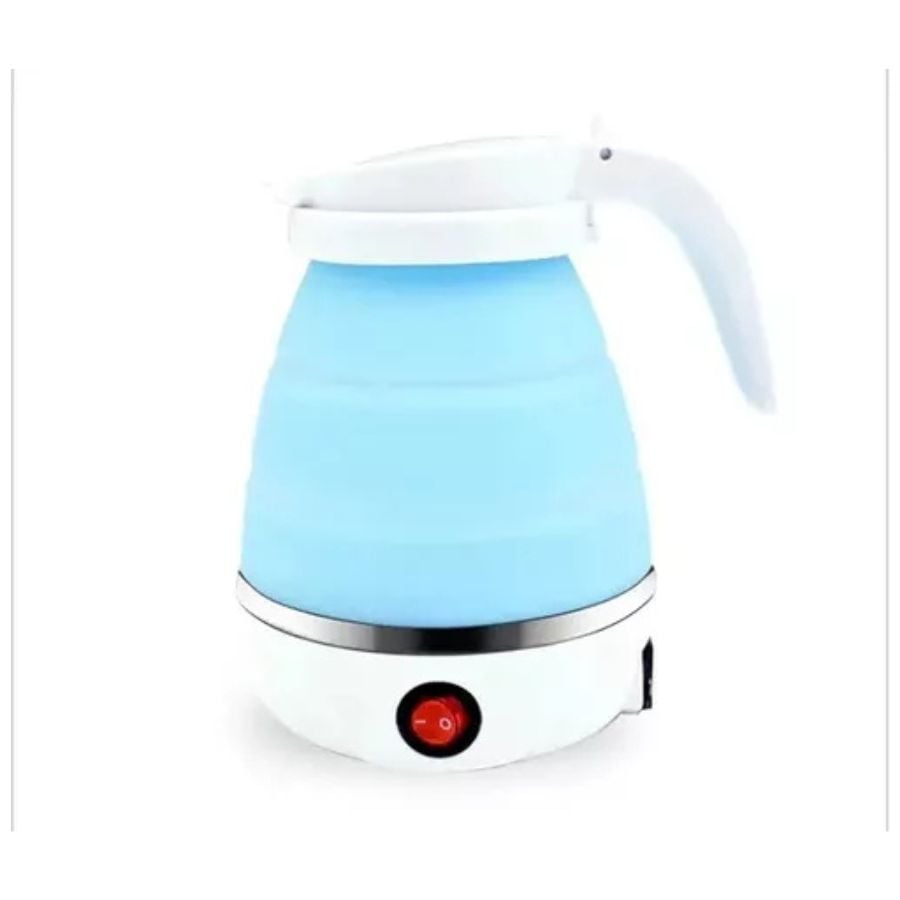 CALENTADOR ELECTRICO PLEGABLE PORTABLE HERVIDOR VIAJE AZUL - 1
