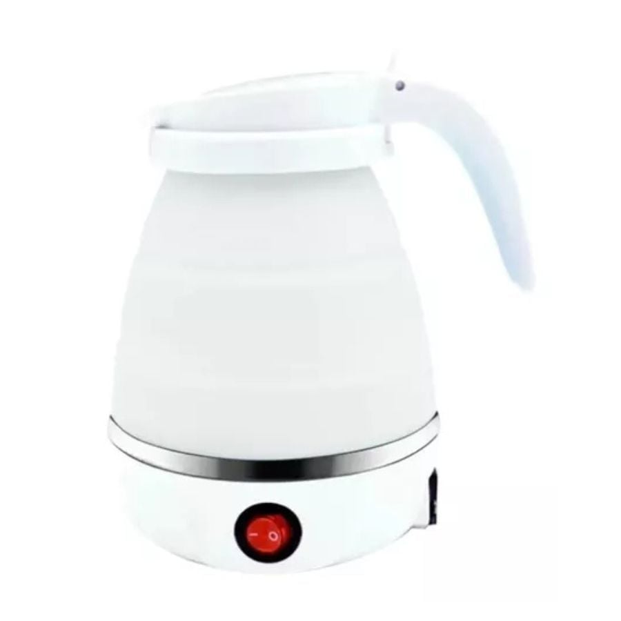 CALENTADOR ELECTRICO PLEGABLE PORTABLE HERVIDOR VIAJE BLANCO - 1