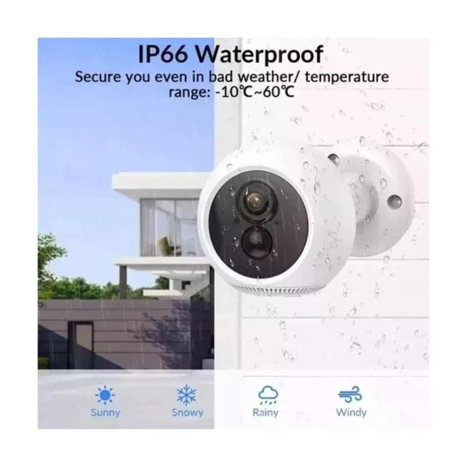 MINI CAMARA DOMO 4K CON VISION NOCTURNA A PRUEBA DE AGUA - 3