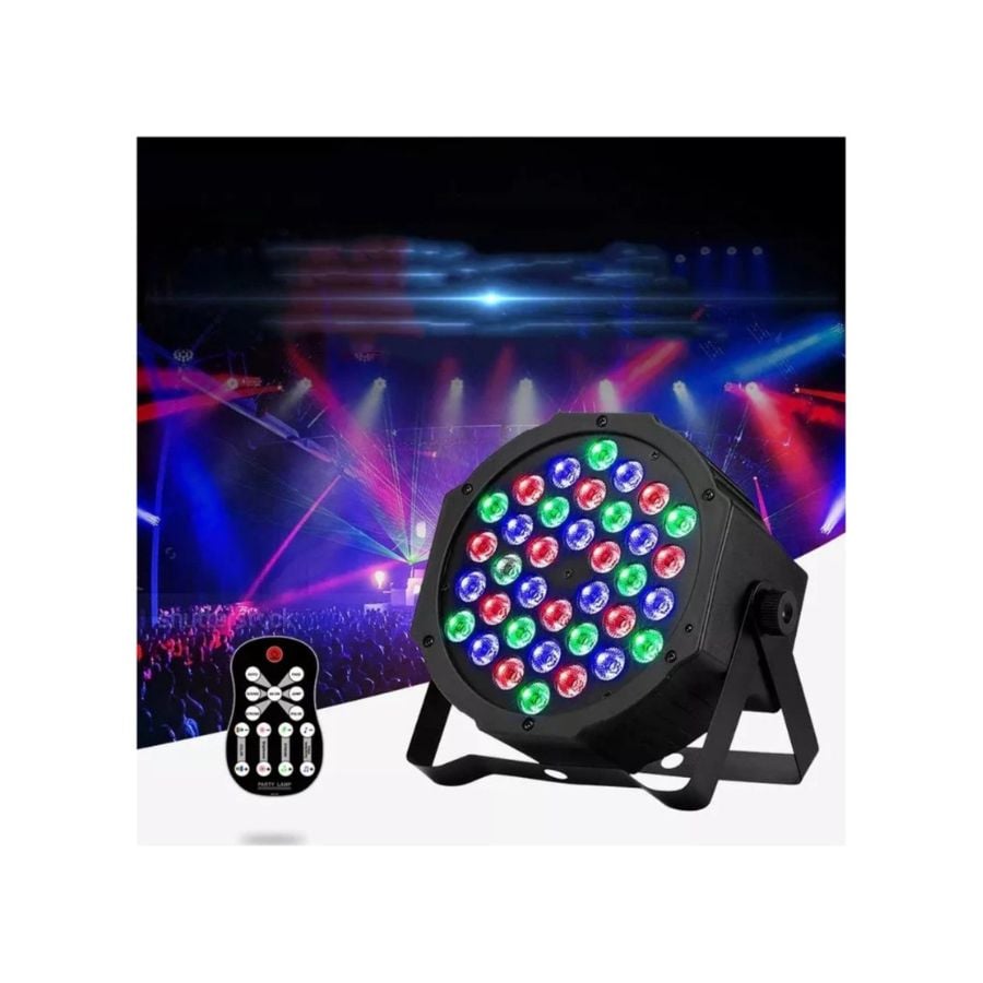 FOCO LED RGB DE 36 LUCES CON CONTROL REMOTO - 3