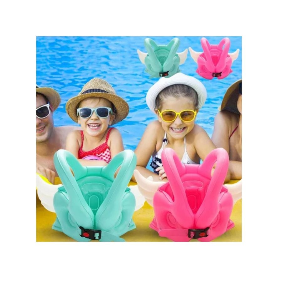 FLOTADOR CHALECO SALVAVIDAS ALAS AZUL PARA NIÑOS - 2
