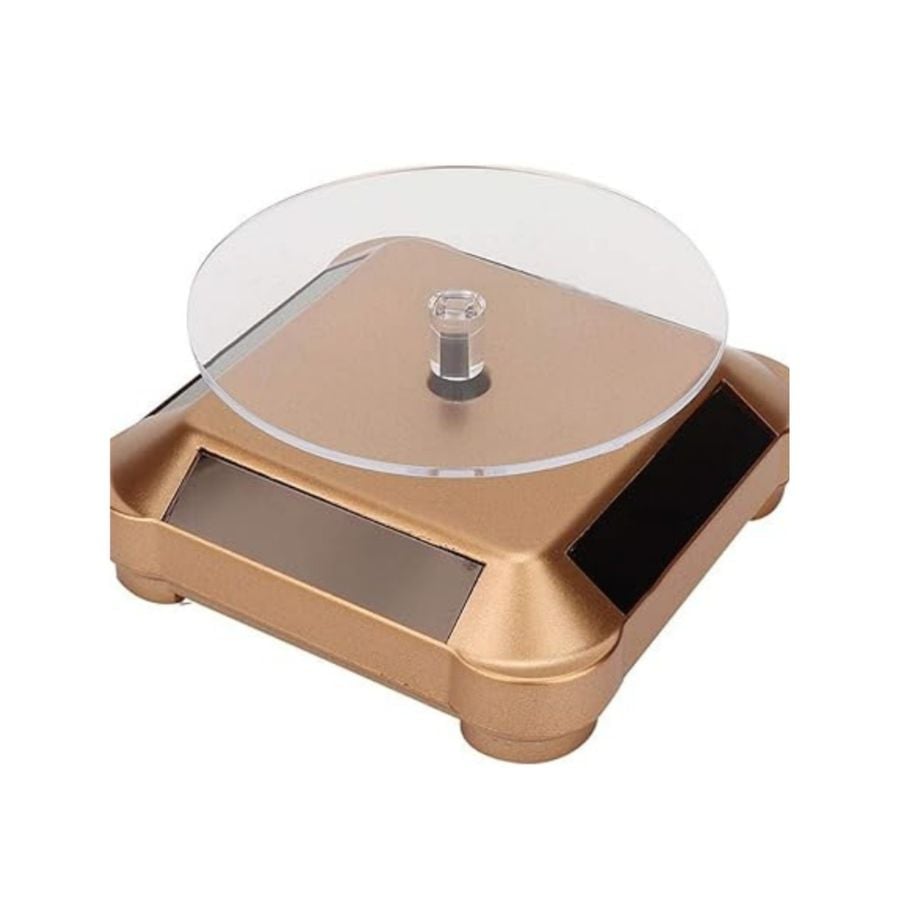 EXPOSITOR GIRATORIO SOLAR DE VITRINA 360° PARA JOYERÍA - 1