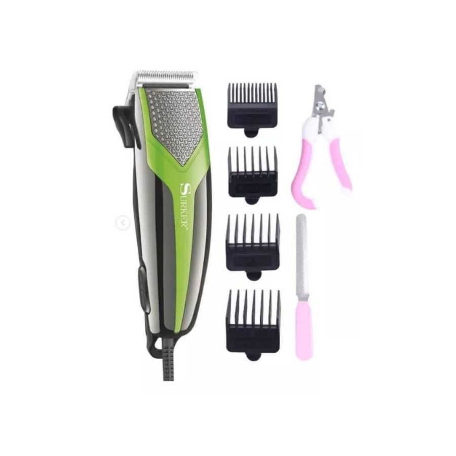 MÁQUINA CORTADORA PELO CLICK VENTAS + LIMA + CORTA UÑAS MASCOTAS - 1