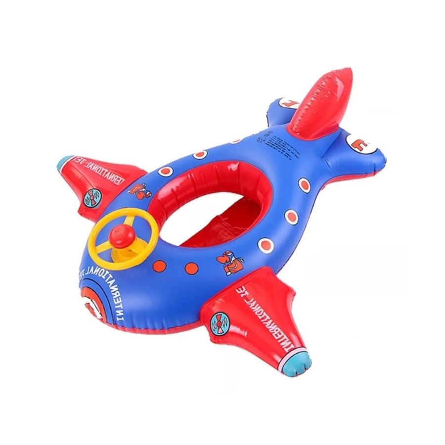 FLOTADOR PARA PISCINA DE AVIÓN PARA NIÑOS INFLABLE - 2