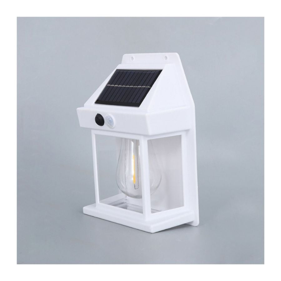 APLIQUE CLICK VENTAS PACK 4 LÁMPARA PARED SOLAR FOCO CON SENSOR BLANCO - 3