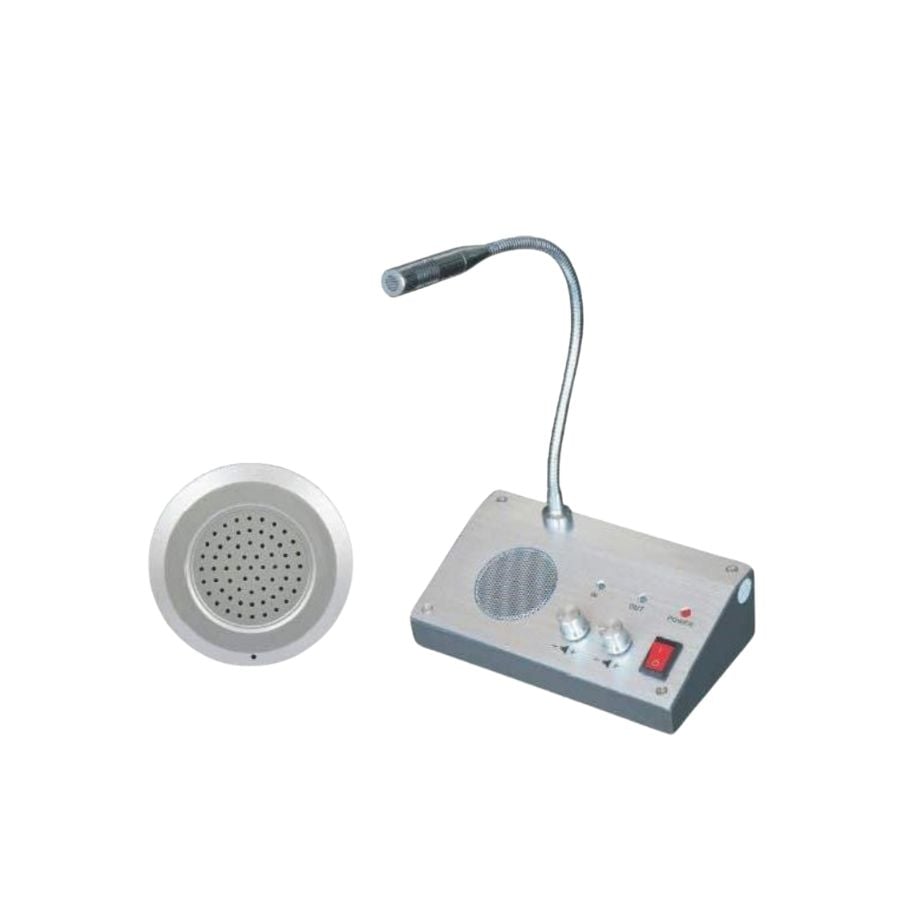 INTERCOMUNICADOR CLICK VENTAS BANCOS Y CAJAS CITÓFONO MICRÓFONO GRIS - 1
