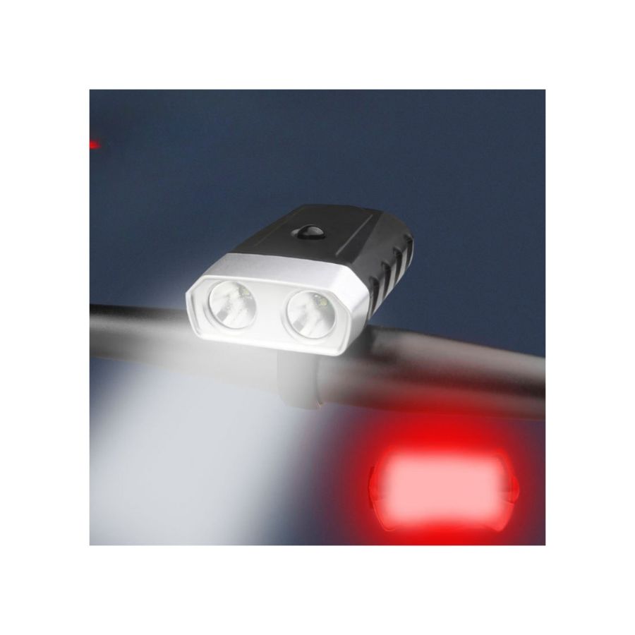 LUCES PARA BICICLETAS LED FRONTAL Y TRASERA - 2