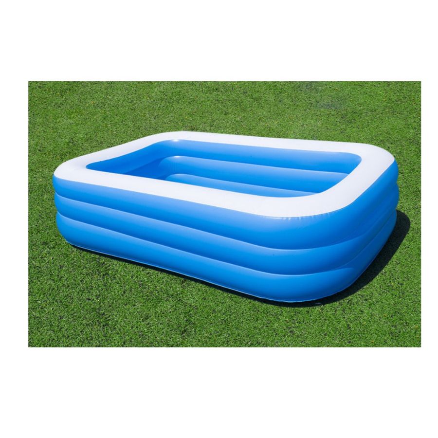 PISCINA INFLABLE CLICK VENTAS 3 ANILLOS RECTANGULAR 210X140X60CM - 2