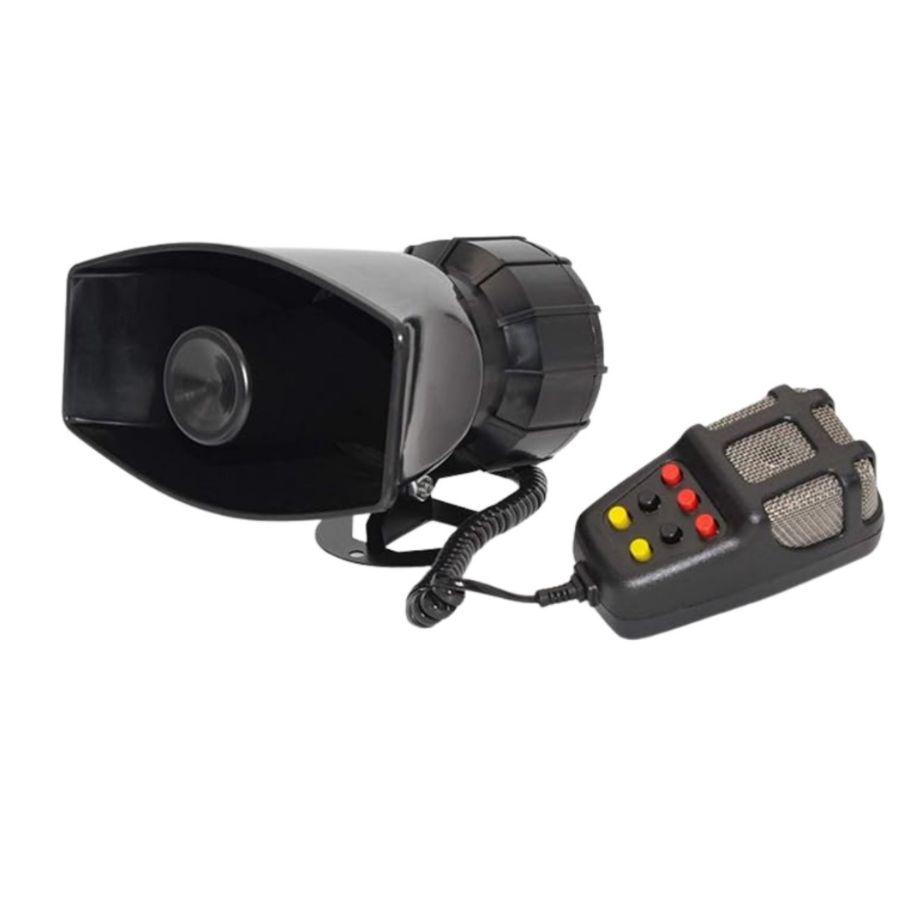 MEGÁFONO CLICK VENTAS BOCINA 12V 100W SIRENA POLICIAL - 1