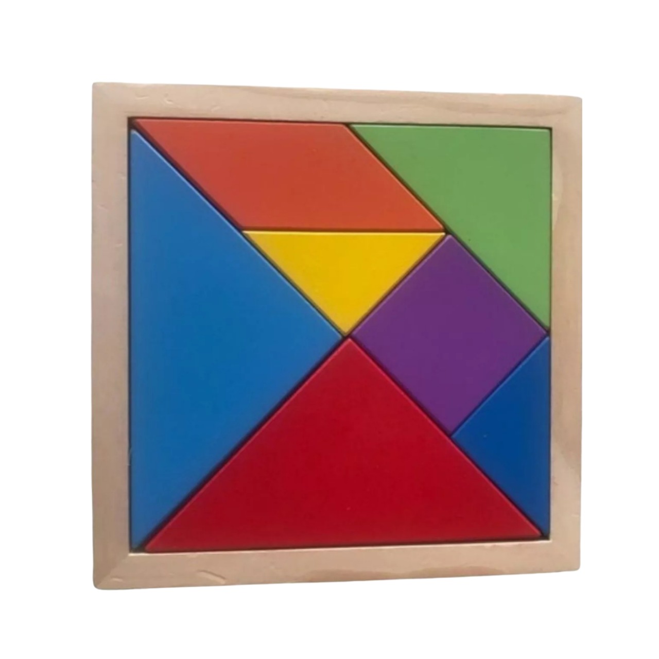 TANGRAMA CLICK VENTAS MADERA CUADRADO ROMPECABEZA NIÑOS - 3