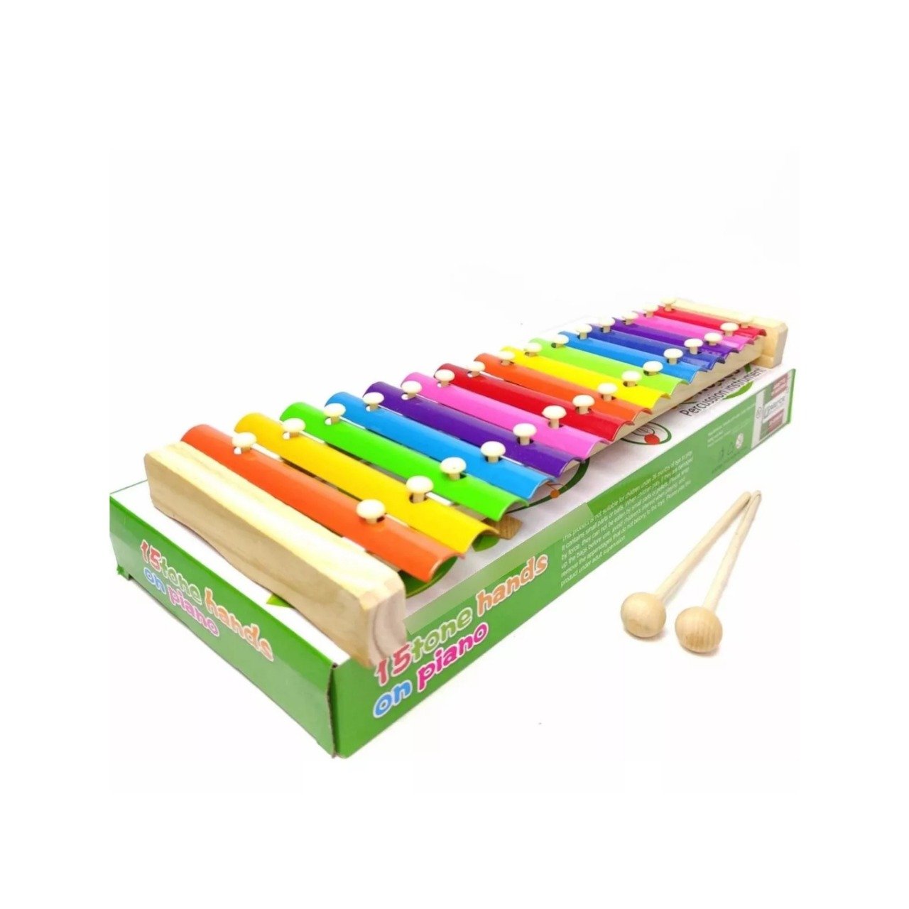 XILÓFONO DIDÁCTICO MADERA 15 NOTAS MUSICAL EDUCATIVO - 1