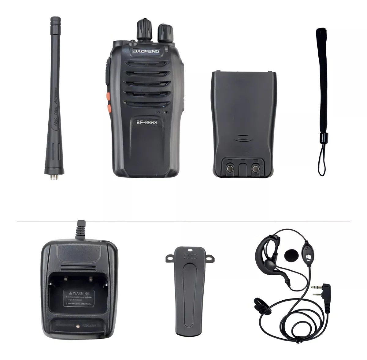 PACK CLICK VENTAS X2 RADIO TRANSMISOR INTERCOMUNICADOR 6KM SOS - 2