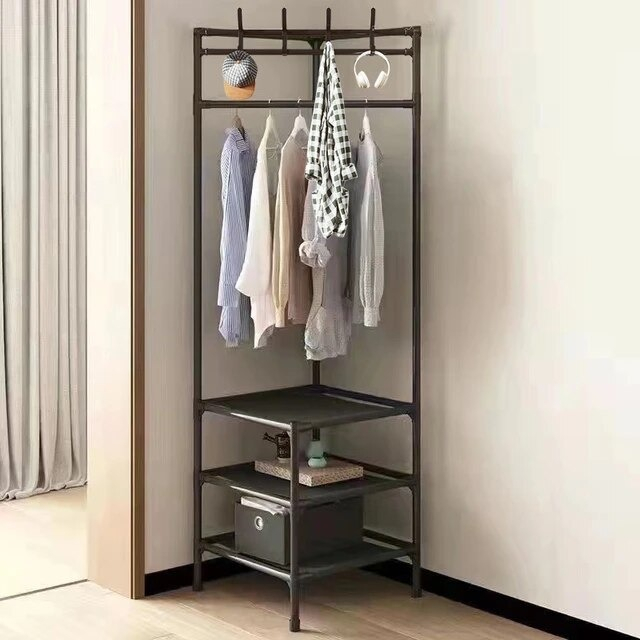 PERCHERO CLOSET ESTANTE ESQUINERO ORGANIZADOR COLGADOR ROPA - 3