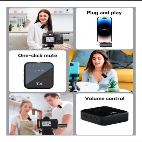 MICRÓFONO INALÁMBRICO PLUGPLAY MEJORA EL AUDIO DE TUS VIDEOS - 5