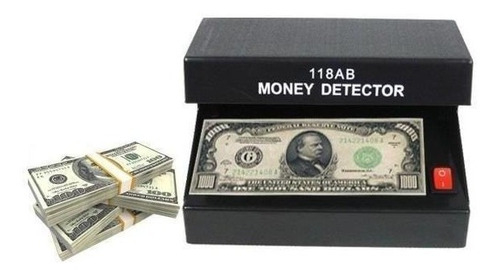 MAQUINA DETECTOR DE BILLETES DINERO FALSOS LUZ ULTRAVIOLETA - 4