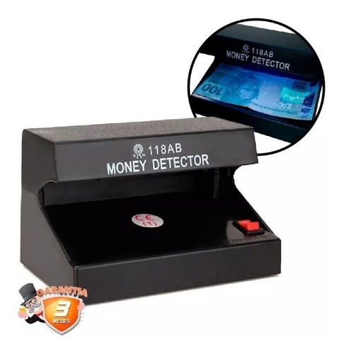 MAQUINA DETECTOR DE BILLETES DINERO FALSOS LUZ ULTRAVIOLETA - 6