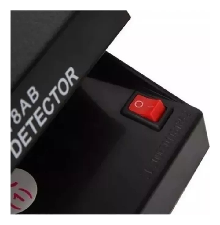 MAQUINA DETECTOR DE BILLETES DINERO FALSOS LUZ ULTRAVIOLETA - 8