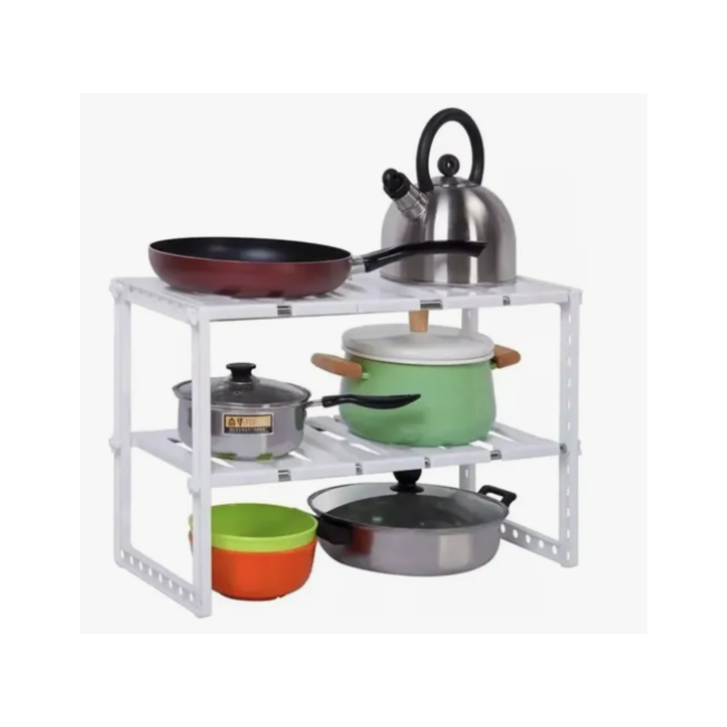 ORGANIZADOR ESTANTES DE COCINA MULTIUSO DE OLLAS BAÑO REPISA - 1