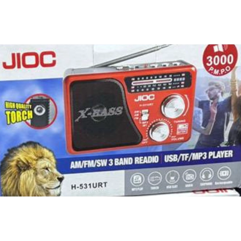 RADIO PORTATIL MULTIFUNCION 3 BANDAS (AM/FM/SW) LINTERNA LED - 3