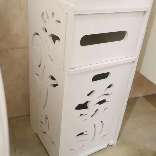 ESTANTE ORGANIZADOR ESQUINERO DE BAÑO MULTIFUNCIONAL BLANCO NV - 3