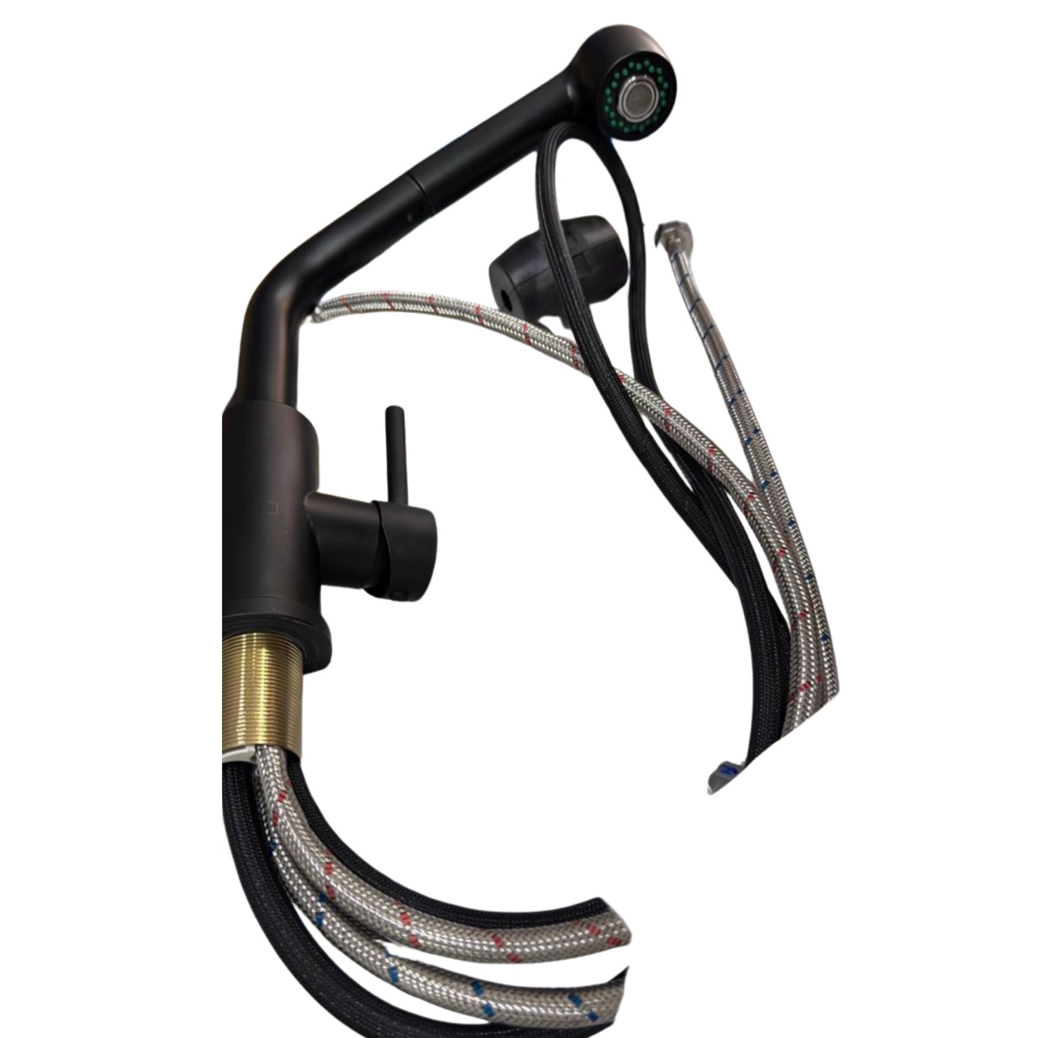 GRIFO PARA LAVAPLATOS MONOMANDO LLAVE EXTENSIBLE NEGRO MATE (CANILLA EXTENSIBLE) CN - 3