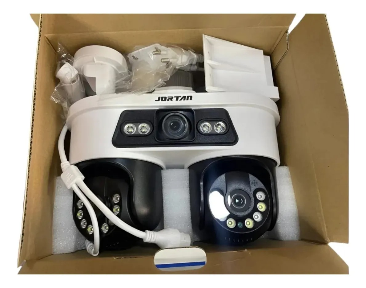 CAMARA DE SEGURIDAD JORTAN 8 5G MONITOREO TRIPLE LENTE 360° BLANCO MD COD13649 - 3