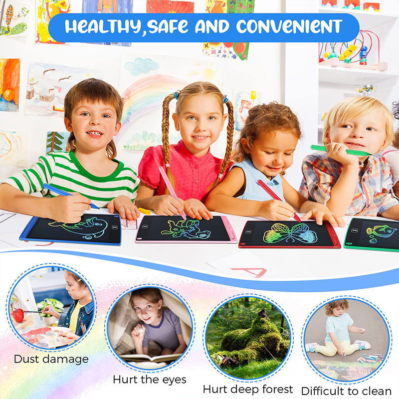 PIZARRA MAGICA LCD NIÑOS 12 PULGADAS CON LAPIZ TN - 1