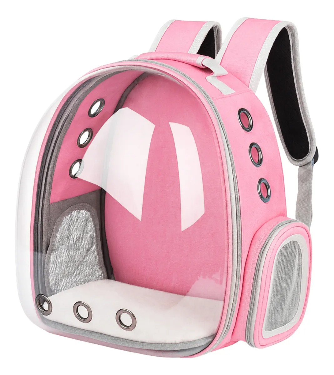 MOCHILA TRANSPORTE PARA MASCOTAS TRANSPARENTE  TC - 2