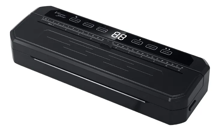 MAQUINA SELLADORA AL VACIO,AUTOMATICO SELLADORA DE BOLSAS NEGRO - 2