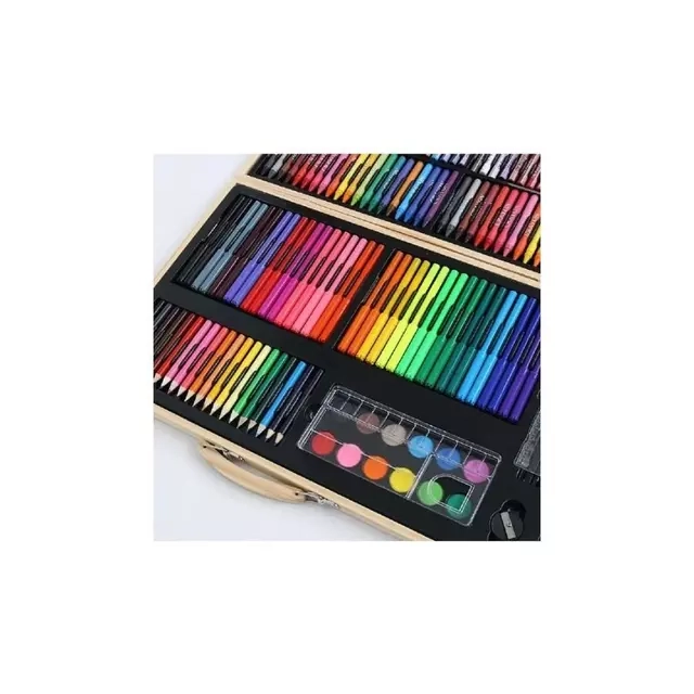 KIT DE ARTE CON MALETIN 180 PIEZAS ARTE Y PINTURA - 4