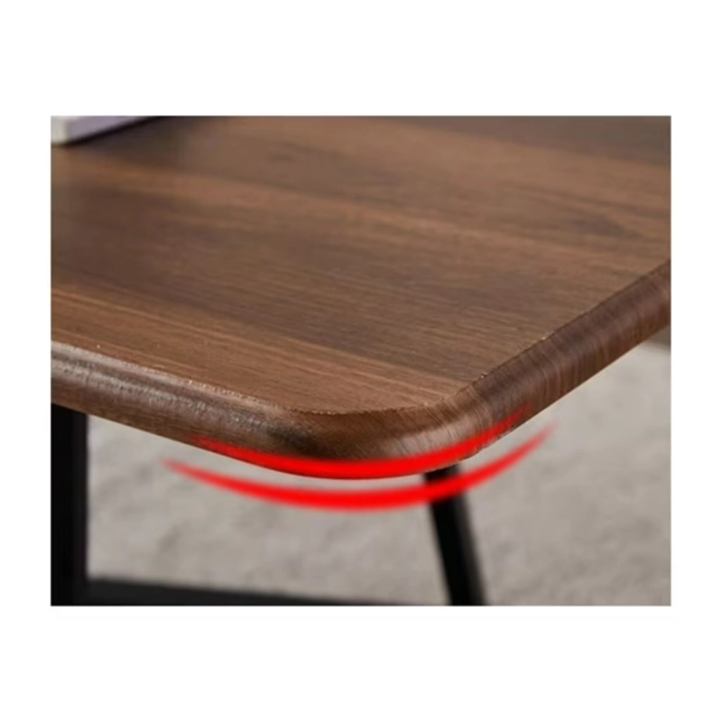 MESA DE CENTRO RECTANGULAR ELEGANTE COLOR CAFE - 2