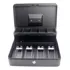 CAJA FUERTE MEDIANA NEGRO DE METAL PARA EFECTIVO - 7