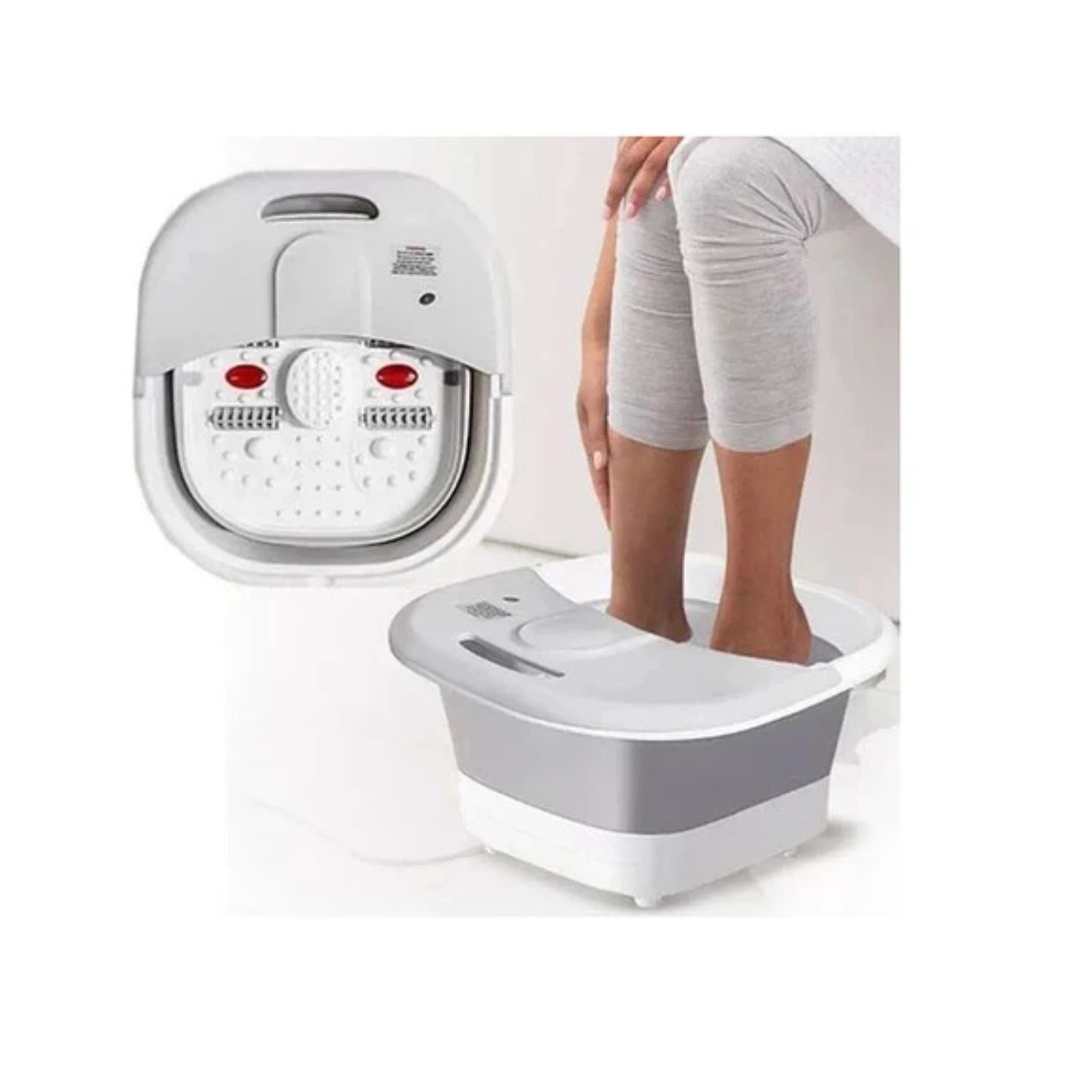 SPA MASAJEADOR DE PIES BAÑERA PLEGABLE ELECTRICA HIDROMASAJE - 6
