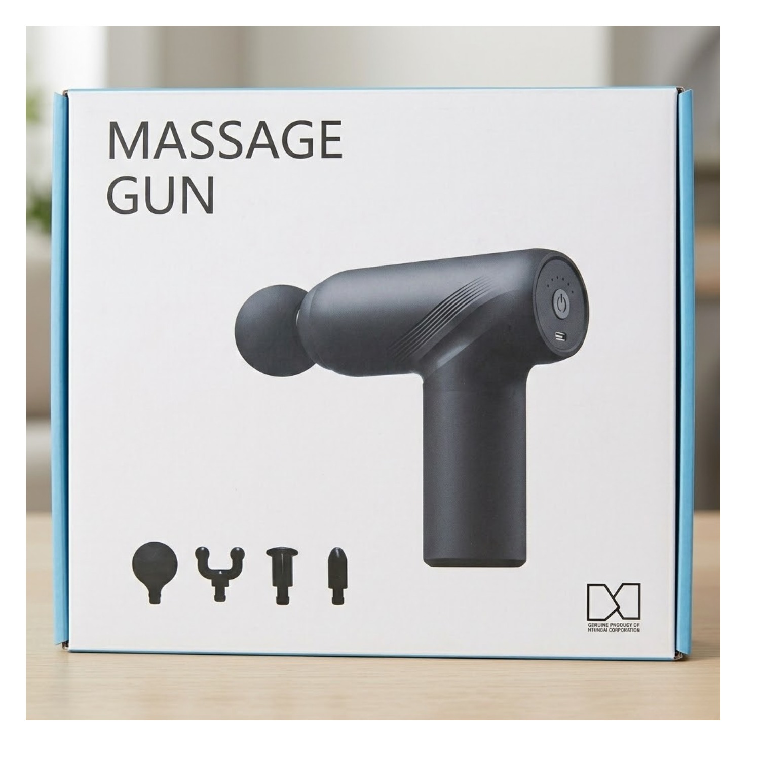 PISTOLA DE MASAJES PROFESIONAL | RECUPERACION MUSCULAR NEGRO TN - 3
