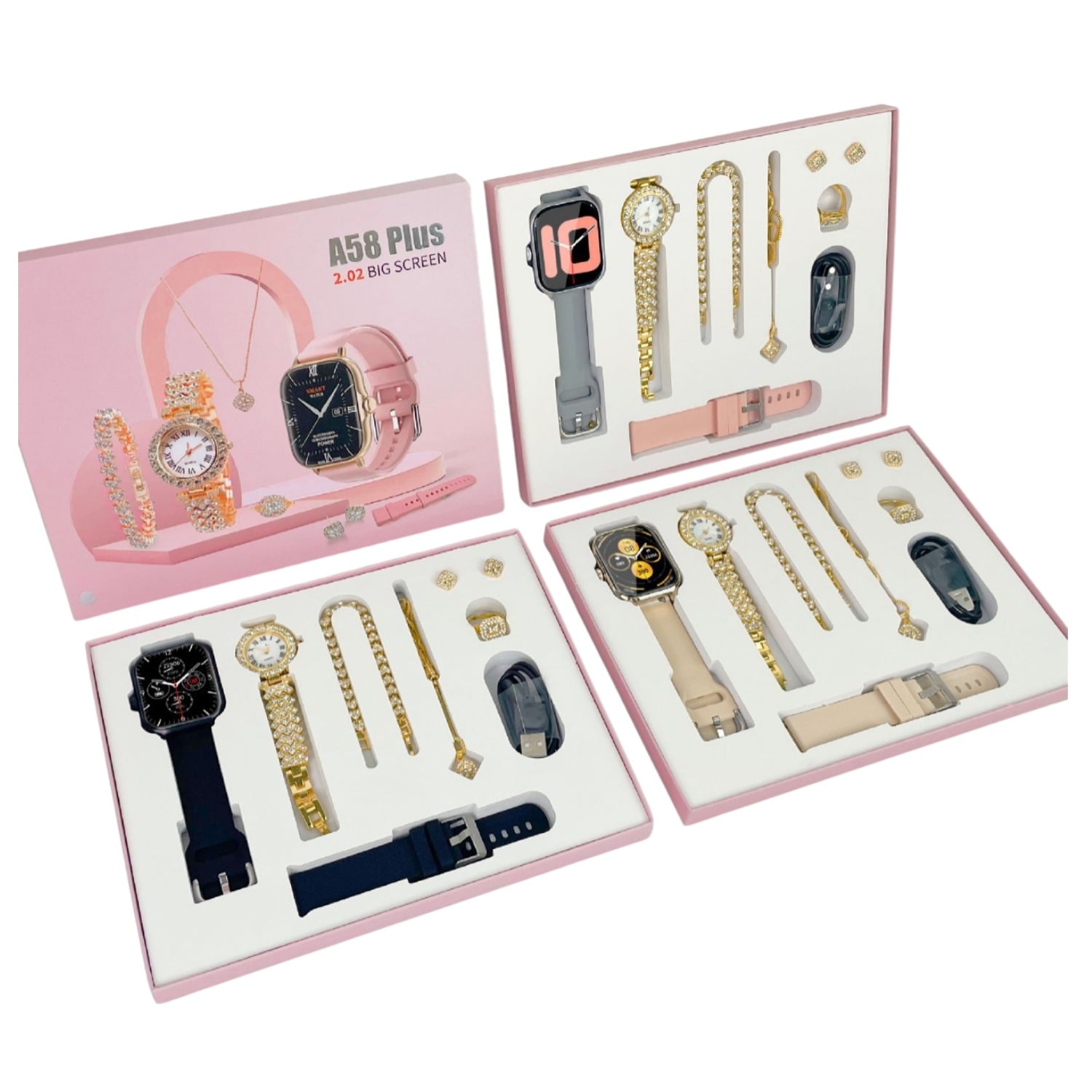 SMARTWATCH A58 CON PANTALLA TACTIL HD | RELOJ INTELIGENTE DEPORTIVO | RESISTENTE AL AGUA - 5