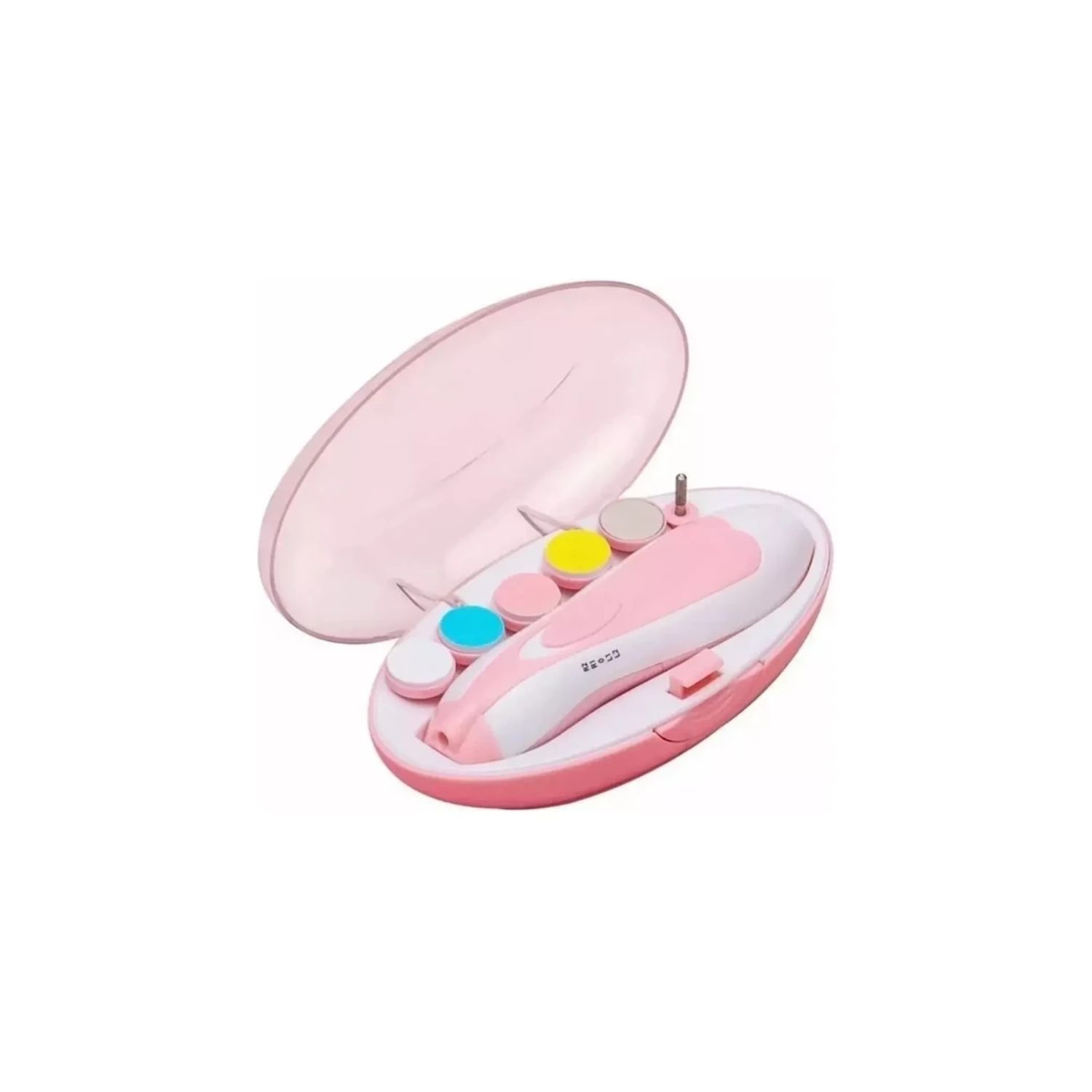 CORTADOR DE UÑAS ELE CTRICO A PILAS BEBES PULIDOR LIMADOR - 4